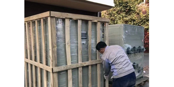 渦旋式水源熱泵機(jī)組廠家完成測試，用戶安裝簡便